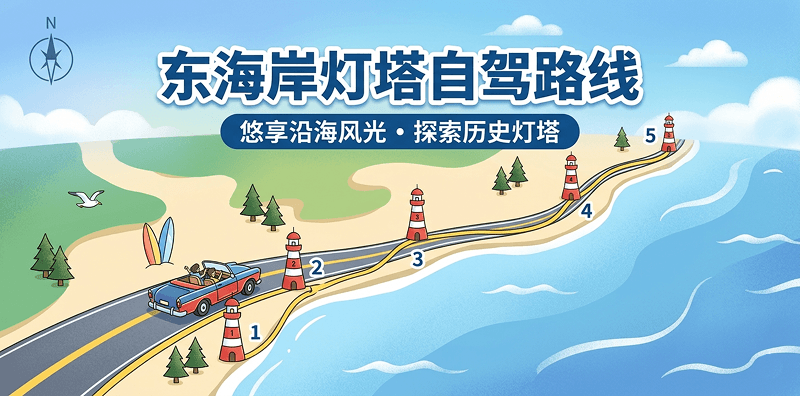 东海岸灯塔自驾路线推荐：美国隐藏宝藏海岸之旅指南