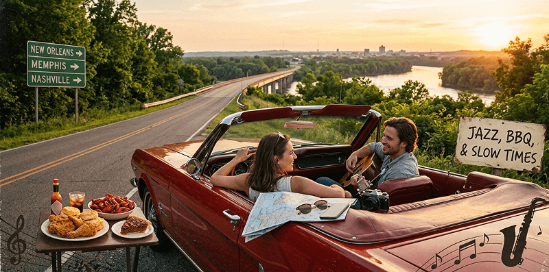 爵士乐、烤肉与慢时光：美国南部自驾全攻略（路易斯安那-密西西比-田纳西）