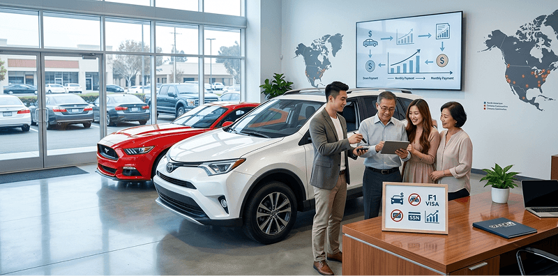 时代车行分期买车全攻略：留学生与新移民如何快速通过贷款审核？