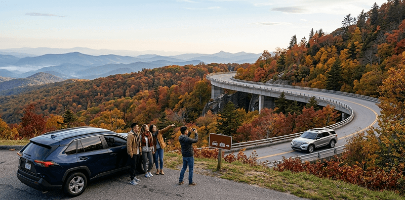 Blue Ridge Parkway 自驾全攻略：穿越阿巴拉契亚山脉，寻找全美最美秋色