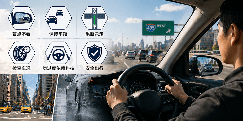 新手上路必看：盘点 5 个最容易犯的驾驶错误，时代车行助你告别“马路杀手”