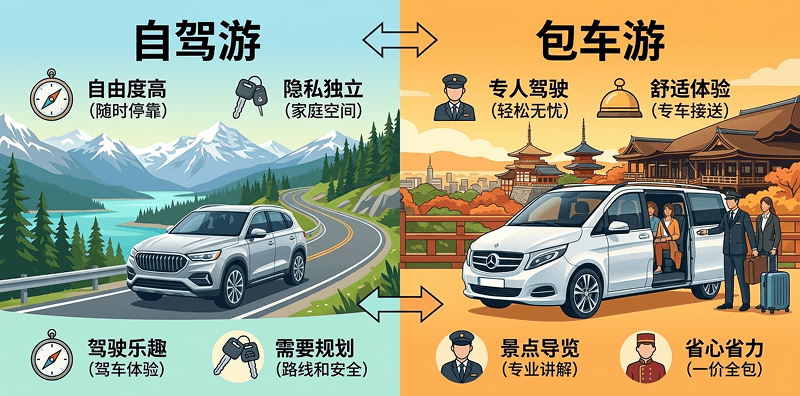 全方位对比自驾与包车哪个更划算？从租车保险到油耗开销全算清